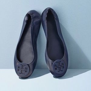Tory Burch Travel Ballet Flat with Logo